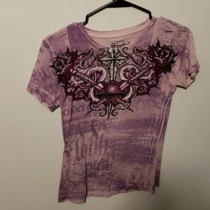 Sinful beaded t shirt